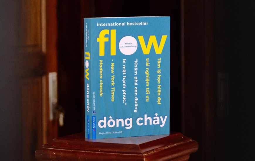 Sách Flow - Dòng Chảy. Tác giả Mihaly Csikszentmihalyi