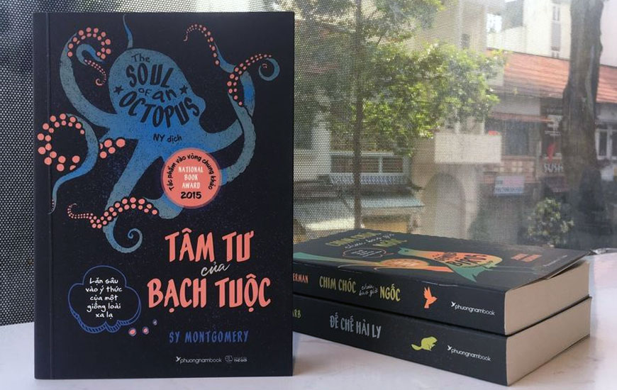 Sách Tâm Tư Của Bạch Tuộc - Lặn Sâu Vào Ý Thức Của Một Giống Loài Xa Lạ. Tác giả Sy Montgomery