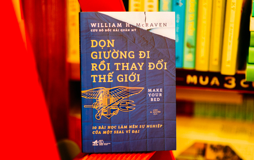 Sách "Dọn Giường Đi Rồi Thay Đổi Thế Giới" của tác giả William H Mcraven - 2