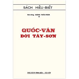 Quốc Văn Đời Tây Sơn