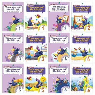 Combo Toán Song Ngữ Tiền Tiểu Học (Activity Book Và Coursebook): Từ 1 Đến 6 (Bộ 12 Cuốn)