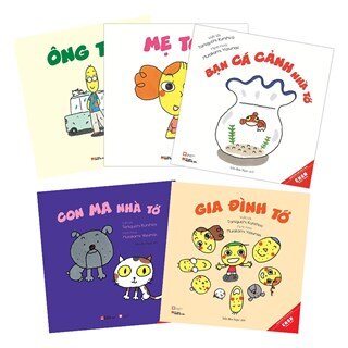 Combo 5 Quyển Ehon Nhật Bản - Gia Đình Tớ