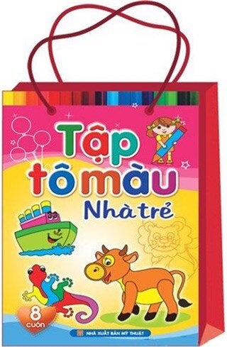 Tập tô  màu nhà trẻ