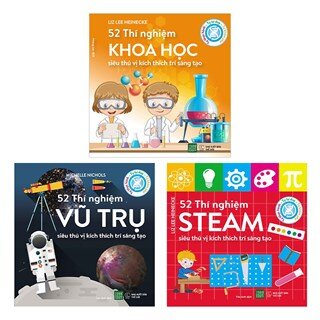 Combo 52 Thí Nghiệm Khoa Học - Vũ Trụ - Steam (3 Cuốn)