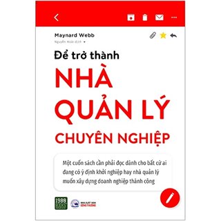 Để Trở Thành Nhà Quản Lý Chuyên Nghiệp