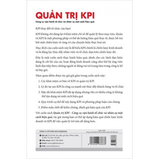 Quản Trị KPI - Công Cụ Vận Hành Tổ Chức Và Nhân Sự Một Cách Hiệu Quả