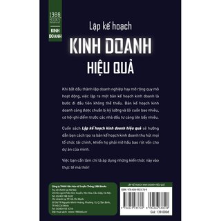 Lập Kế Hoạch Kinh Doanh Hiệu Quả