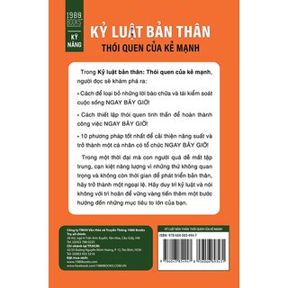 Kỷ Luật Bản Thân Thói Quen Của Kẻ Mạnh