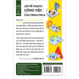 Lập Kế Hoạch Công Việc Chu Trình PDCA