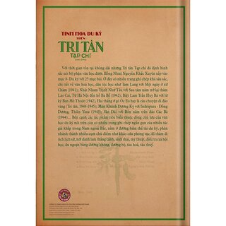 Tinh hoa du ký trên Tri Tân Tạp chí (1941-1945)