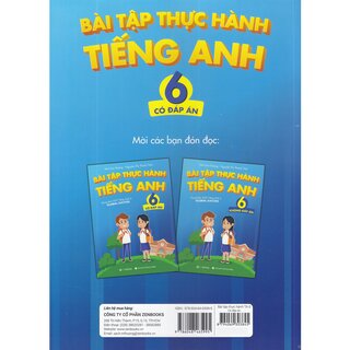 Bài Tập Thực Hành Tiếng Anh Lớp 6 - Theo Chương Trình Mới Của Bộ Giáo Dục Và Đào Tạo - Có Đáp Án